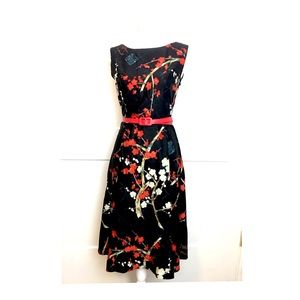 ⛔️LAST CALL!!⛔️NWOT | Cherry 🍒 blossom fit & flare dress